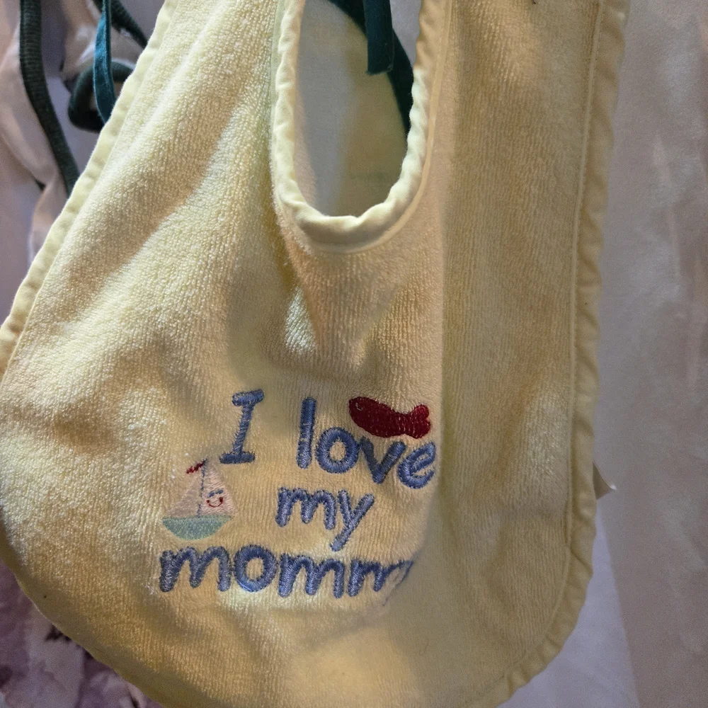 Set of Baby Bibs with Embroidery